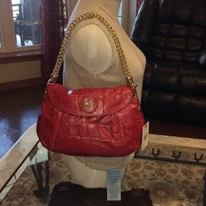 NWT Antonio Melani Red Cora Shoulder Bag
